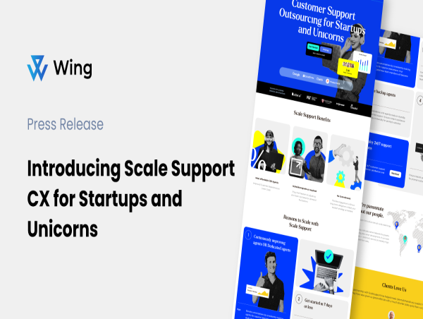  Wing Launches Scale Support, Tailored Customer Support Solution for High-Growth Companies 
