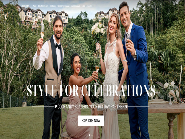  COOFANDY Announces Launch of New Wedding Season Event 