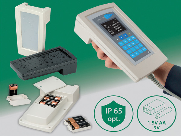  OKW's Tough IP 65 HAND-TERMINAL Enclosures Now In Two Versions 