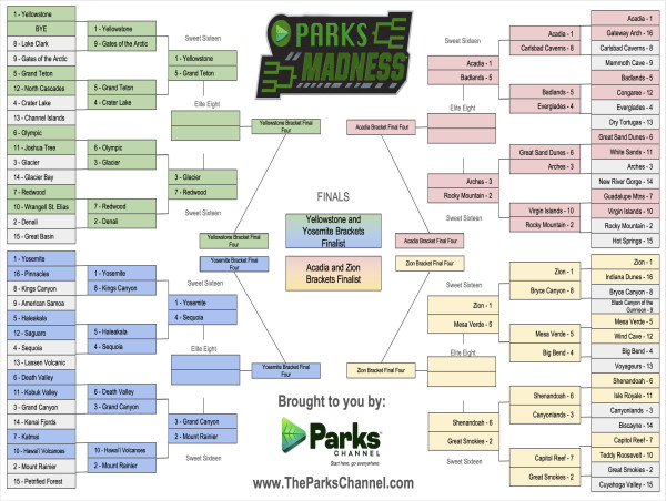 Forest Topples Mountain: Redwood Makes Sweet 16 in Parks Madness 