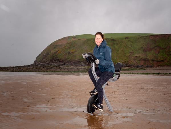  Life’s A Beach When You Have To Launch A Charity Challenge In The Freezing Rain 
