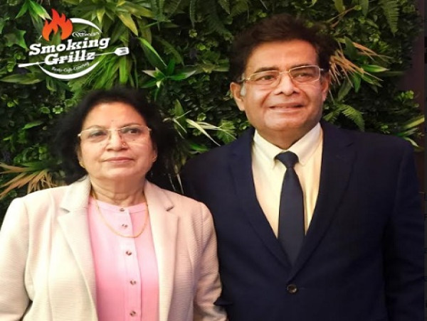  'Smokking Grillz' in Noida is One of the Best Dining Restaurants Started by a Couple - Mr. A.K. Saini and Mrs. Prema Saini 