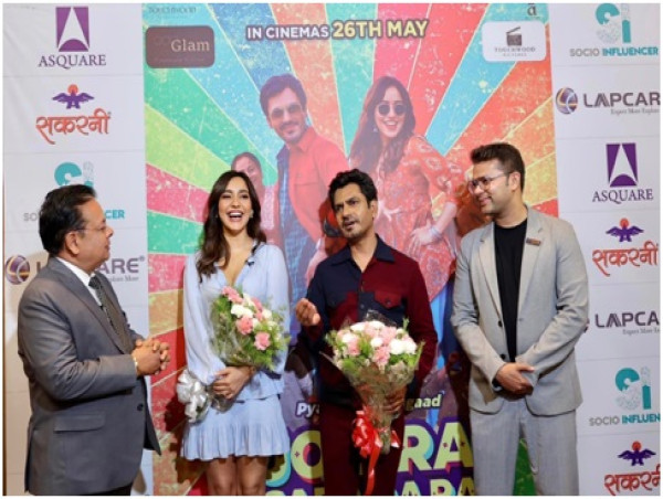 Sakarni Team Extends Warm Greetings to Nawazuddin Siddiqui & Neha Sharma during