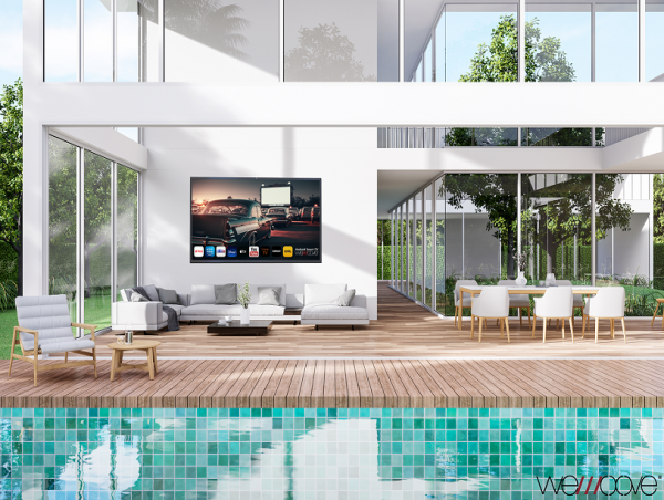  New WE///OOVE waterproof televisions: as the weather warms up, screens are invading all outdoor spaces 