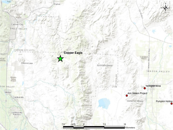T2 Metals Samples High Grade Copper and Epithermal Pathfinder Elements During Initial Field Visit at Copper Eagle, Nevada
