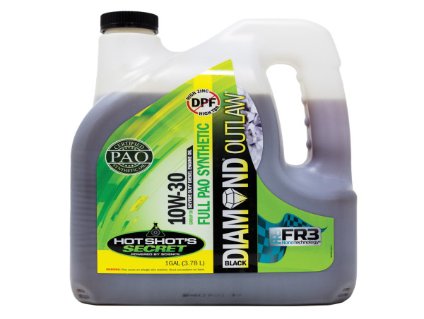 Hot Shot’s Secret® Introduces Black Diamond® Outlaw® 10W- 30 Full PAO Synthetic Engine Oil