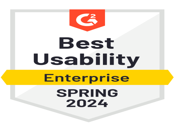 Prodly Earns Best Usability - Enterprise Badge in G2 Spring 2024 Reports
