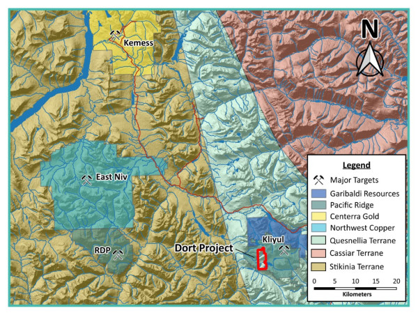  Pegmatite One Options Dort Gold Property in Central British Columbia 