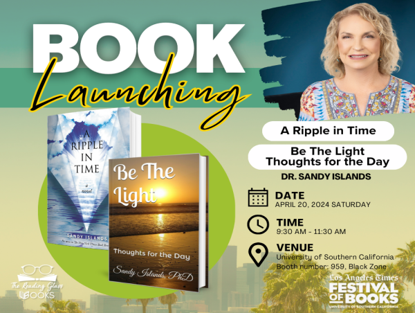  Therapist Sandy Islands Shares Inspirational Books at the 2024 Los Angeles Times Festival of Books 