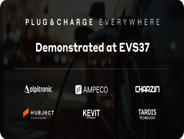 Plug&Charge Everywhere: Global adoption is driven by the EV interoperability market leader, Hubject