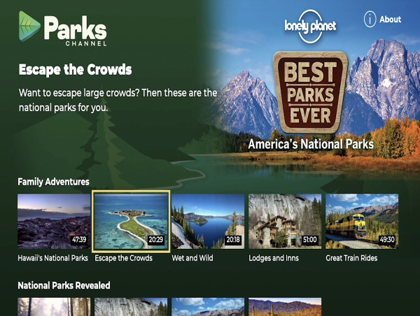 America's National Treasures on TV: Parks Channel Launches Streaming App in Partnership with Play.Works