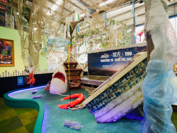  Ocean pollution awareness is making waves at this interactive Holey Moley art installation 