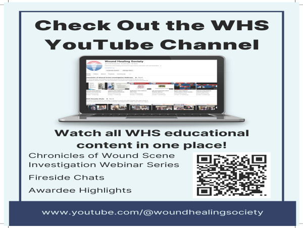  Wound Healing Society YouTube Channel Launch Announced 