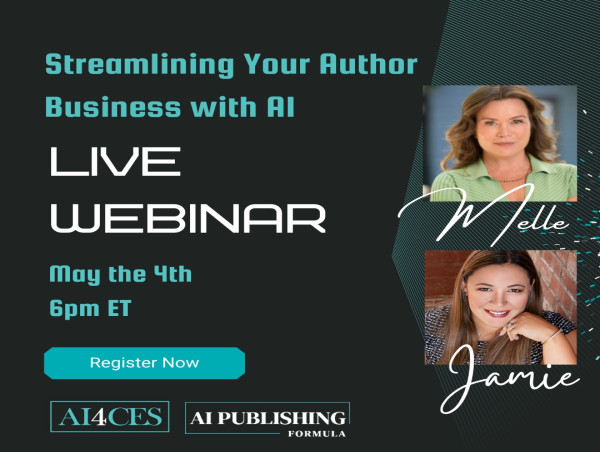  Streamline Your Author Business with AI: Free Webinar from AI4CES Unveils New Publishing Research 