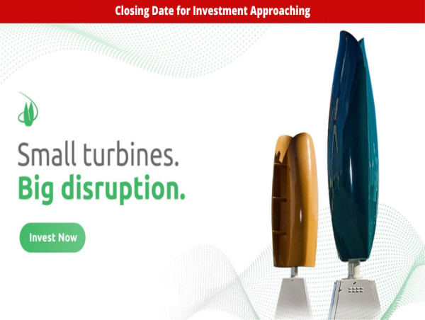  Flower Turbines Current Funding Round Closing At The End of May 