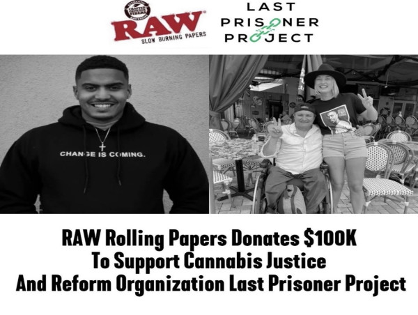 Josh Kesselman, Founder of RAW Rolling Papers, Announces $100,000 Donation to Last Prisoner Project