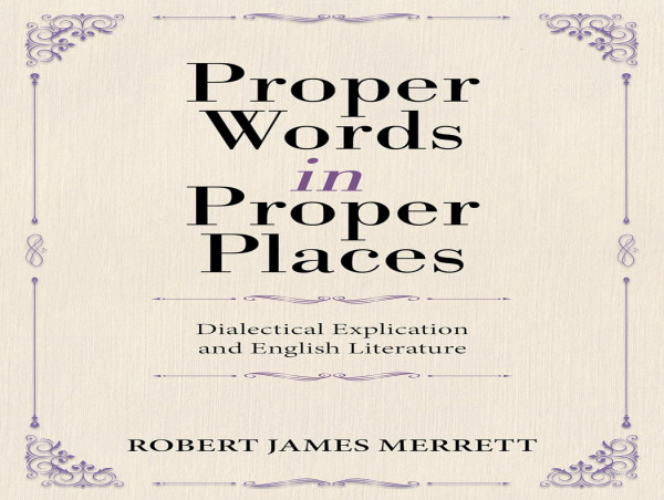  Proper Words in Proper Places: Navigating the Dialectical Landscape of English Literature 