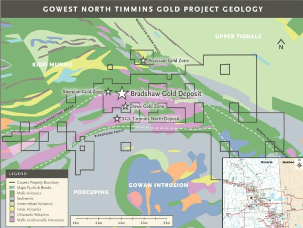 Gowest Gold Provides the 2nd Exploration Update on Its Phase 2 Diamond Drilling Program