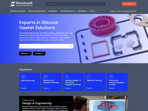 Stockwell Elastomerics Launches New Website