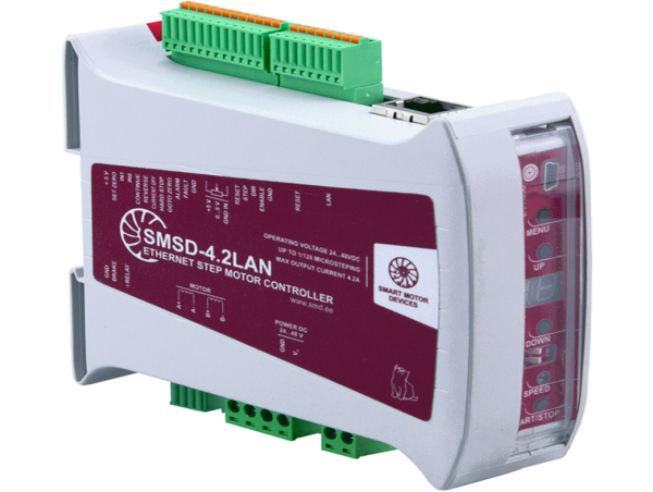  Modbus TCP is now available in SMSD-LAN programmable stepper motor controllers 