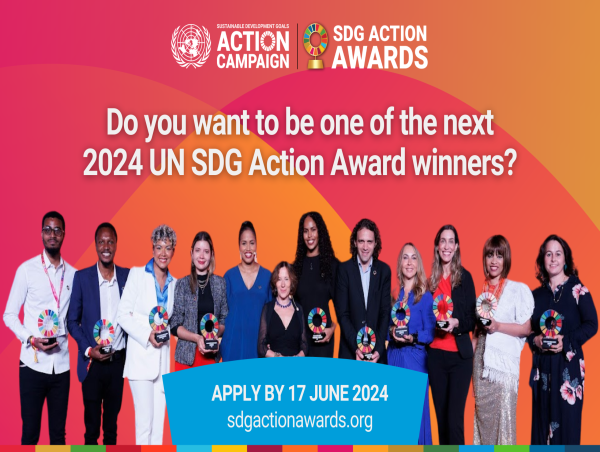 United Nations SDG Action Campaign Launches Call for 2024 Awards