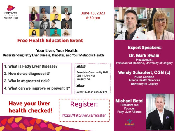  Fatty Liver Alliance Hosts Liver Health Event in Calgary, Alberta for Global Fatty Liver Day 
