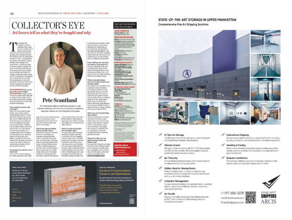 Fine Art Shippers State-of-the-Art Storage Facility Was Featured in The Art Newspaper