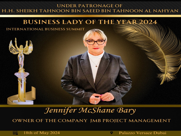 Jennifer McShane Bary Honored with the 2004 Business Lady of the Year Award