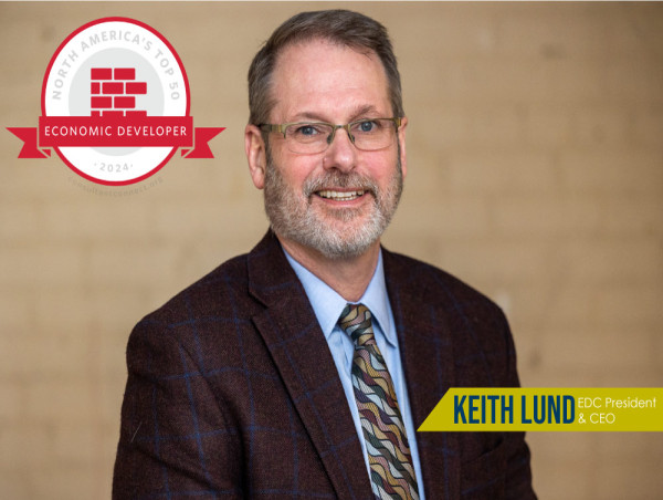  EDC President & CEO Keith Lund Named a Top 50 Economic Developer in North America 