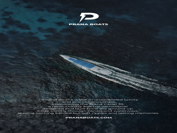 Prana Boats Sets Sail on Inland Waterways with the new Prana Canal Line