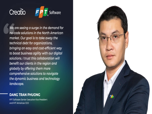 Creatio Partners with FPT Software to Accelerate No-Code Adoption Worldwide