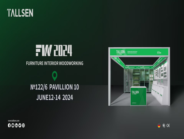Tallsen is Set to Showcase its Latest Home Hardware Products at the Furniture Interior Woodworking 2024 Event
