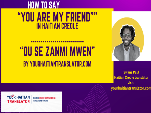 Haitian Tutor Swans Paul Offers Customized One-On-One Lessons To Help Individuals Learn Haitian Creole Fast