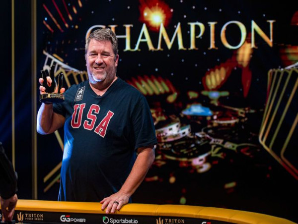 2003 World Series Of Poker Champion Chris Moneymaker Wins Triton High Roller Series in Montenegro