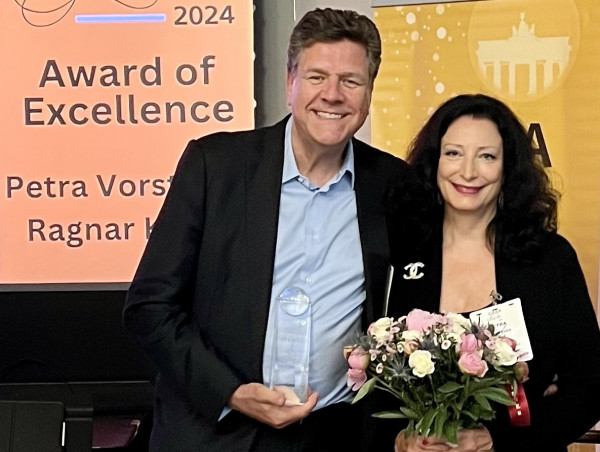 German American Tech Ambassadors: Serial Entrepreneurs Petra Vorsteher And Ragnar Kruse Receive Gaba Award Of Excellence