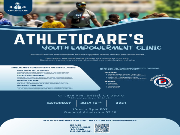 AthletiCare and BLAC PAC Announce Youth Empowerment Clinic to Promote Holistic Development