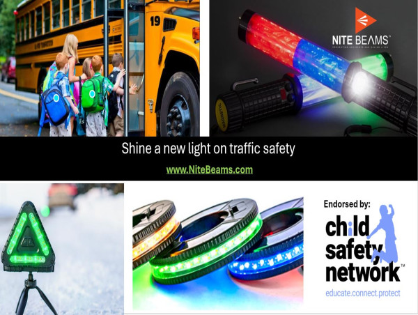  Child Safety Network™ awards Nite Beams with National Traffic Safety Innovation Award™ and Safe Family Seal of Approval™ 