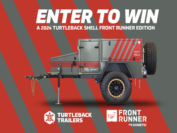  Turtleback Trailers Announces Exciting Partnership with Front Runner and Dometic to Giveaway an Expedition Shell Trailer 