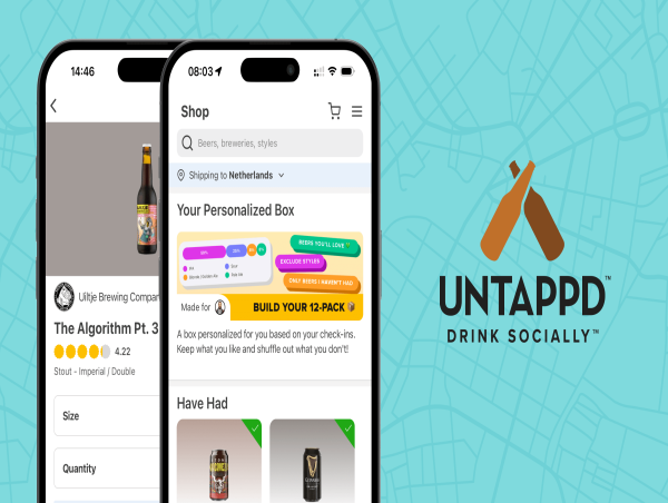 Next Glass Announces Launch of Untappd Shop eCommerce Platform in The Netherlands
