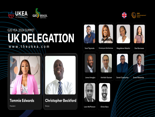 UK Entrepreneurship Alliance Announces Delegation for G20 YEA Summit in Goiânia, Brazil
