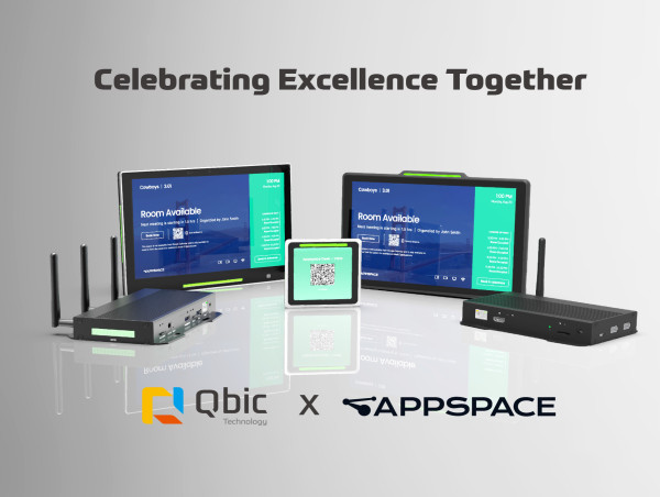 Qbic Technology Debuts Appspace-Certified Lineup to Transform Hybrid Workspaces