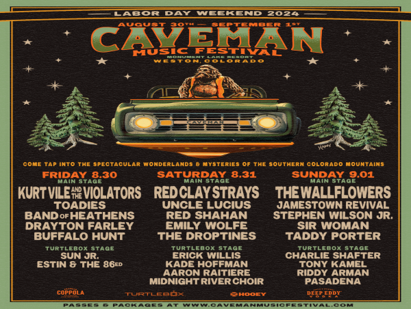  The 2024 Caveman Music Festival Welcomes The Red Clay Strays, The Wallflowers and Toadies to Lineup 