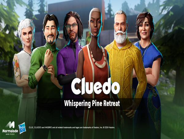 CLUEDO’S ECCENTRIC CAST RELAX AND UNWIND IN ALL-NEW CRIME SCENE