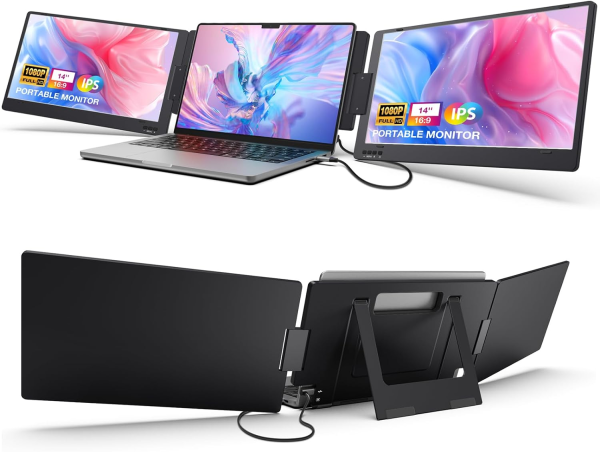 KYY New Triple Laptop Screen Extender (X90 and X90A), Providing a Powerful Workstation 