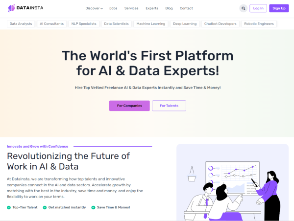  DataInsta: Pioneering a Dedicated Marketplace for the World’s Best AI and Data Freelancers 