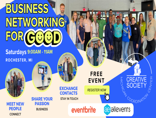  Business Networking For Good by Creative Society Announces Free Summer Event Series Showcasing Local Nonprofits 
