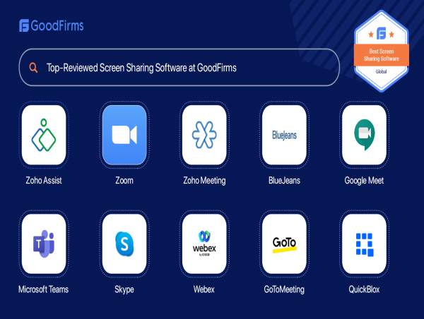  GoodFirms Publishes a List of Top-Reviewed Screen Sharing Software for 2024 