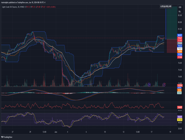  Long WTI Crude Oil: Bullish continuation pattern and strong support at $77.5 