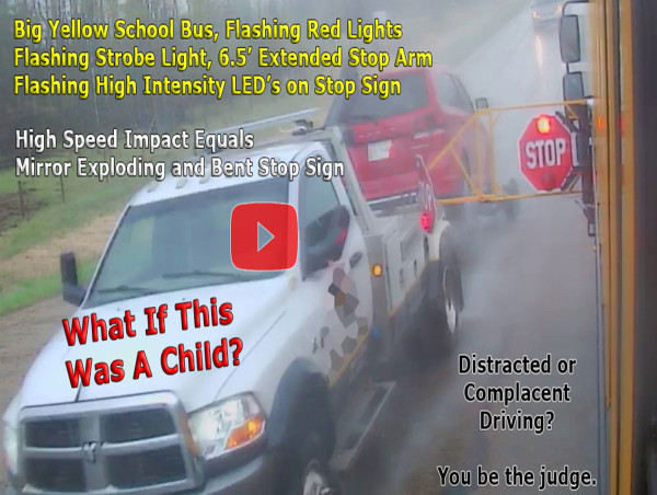 Distracted Driving is monumentally dangerous, especially around Stopped School Buses loading and unloading Students