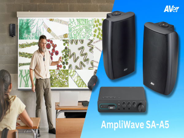 AVer Launches AmpliWave SA-A5 Streaming Audio System for Engaged Classrooms
